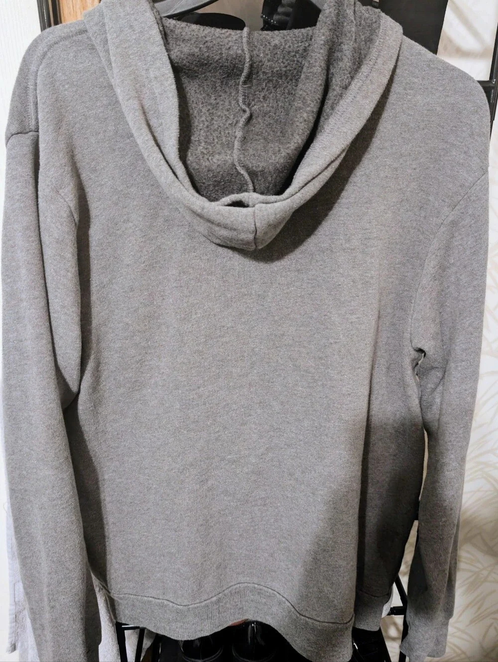 Straight Outta Oyster Bash 23 Men's Gray Zip Hoodie with Mermaid Graphic Large
